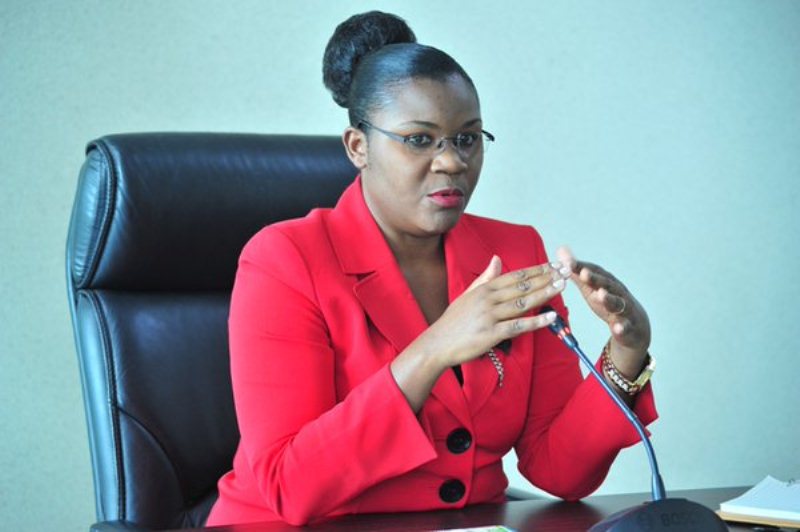 The Minister of Public Service and Labor, Uwizeye Judith