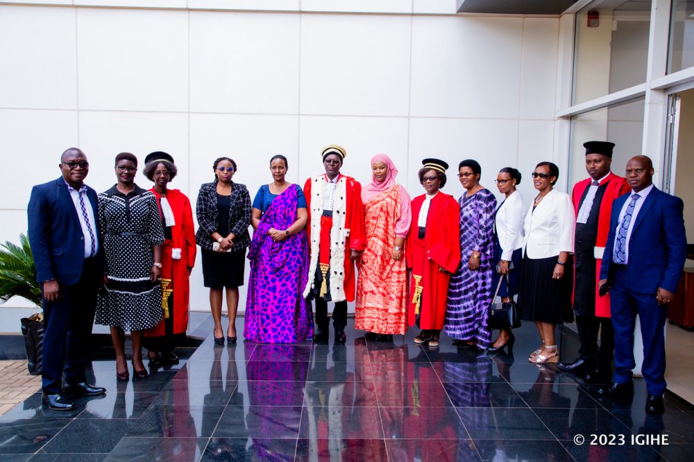 Participants of the ceremony is a group photo with Supreme Court President.  