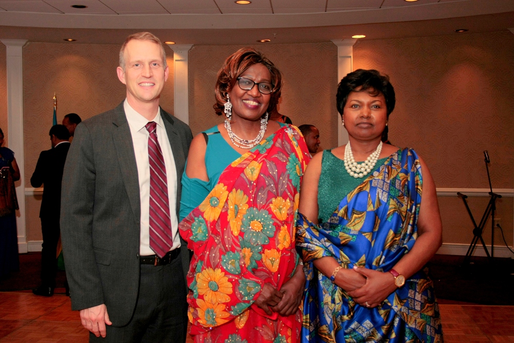 (From left to right) Peter Greer; Antoinette Kanyabutembo (President, RPB-USA); and  H.E. Ambassador Mathilde Mukantabana