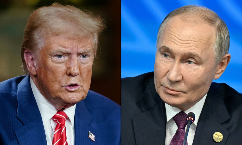 U.S. President Donald Trump on Tuesday warned Russian President Vladimir Putin that he is "playing with fire" as the Russia-Ukraine conflict shows no immediate signs of ending.