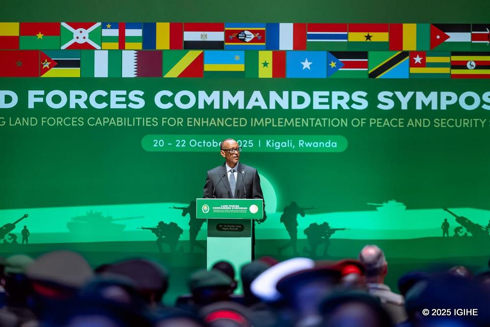 President Paul Kagame hassaid that the effectiveness of land forces depends on disciplined coordination and responsiveness to evolving security challenges.