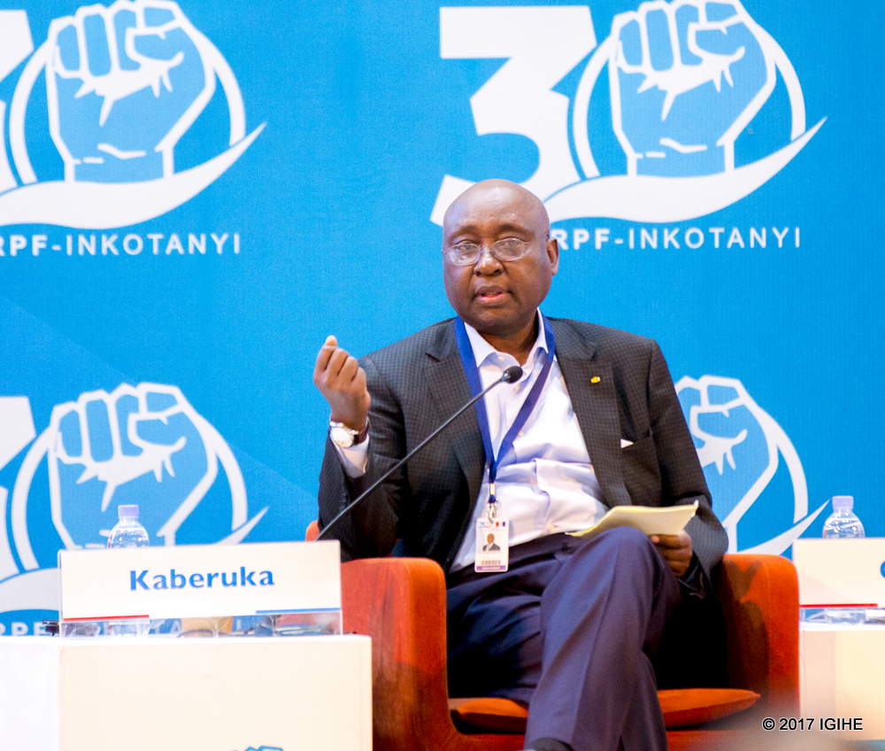 Kaberuka urged the youth to find solutions for own problems in Africa.