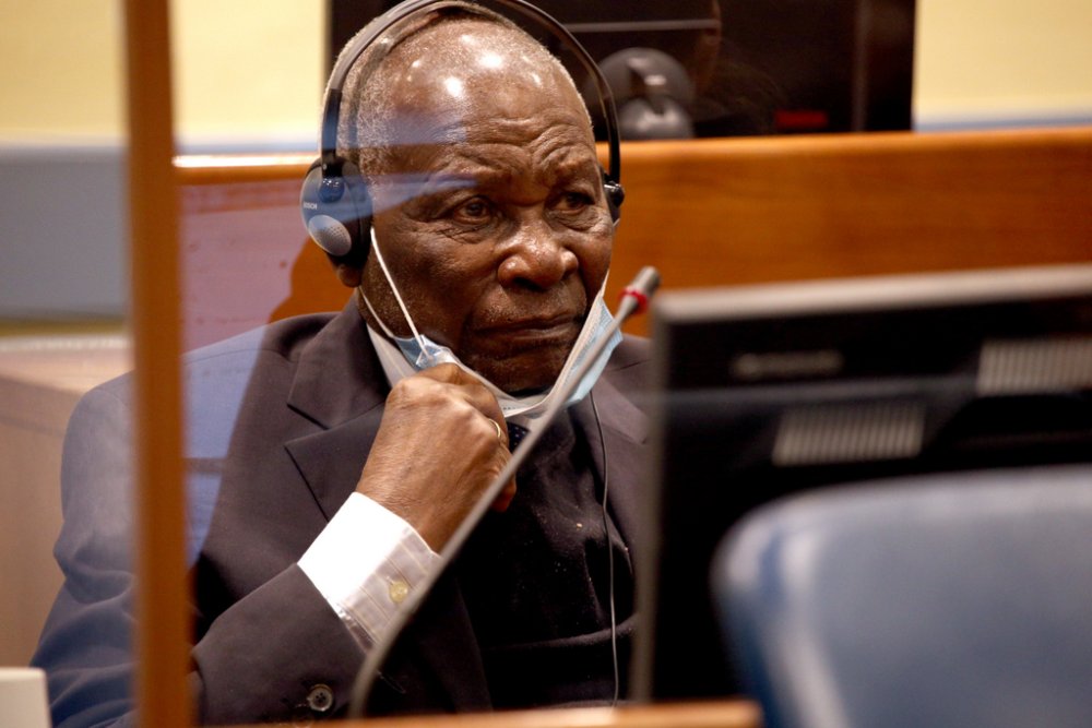 Kabuga was arrested in France on 16 May 2020 after 26 years as a fugitive. In October that year, he was transferred to The Hague to face trial before the IRMCT.