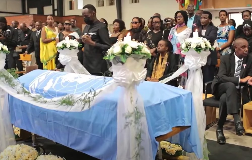 Ambassador Aissa Kirabo Kacyira, the former Head of the United Nations Support Office in Somalia (UNSOS), was laid to rest at Rusororo Cemetery in Gasabo District.