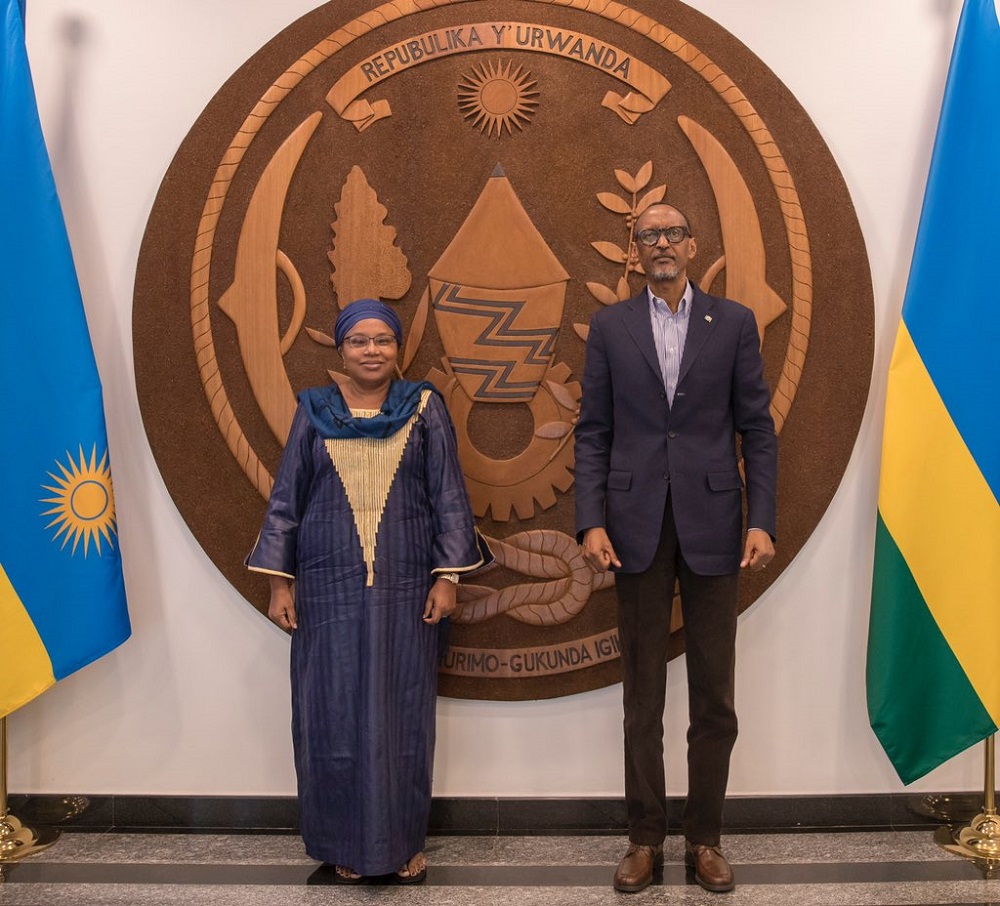 President Paul Kagame has received UN Special Adviser on Prevention of Genocide.  