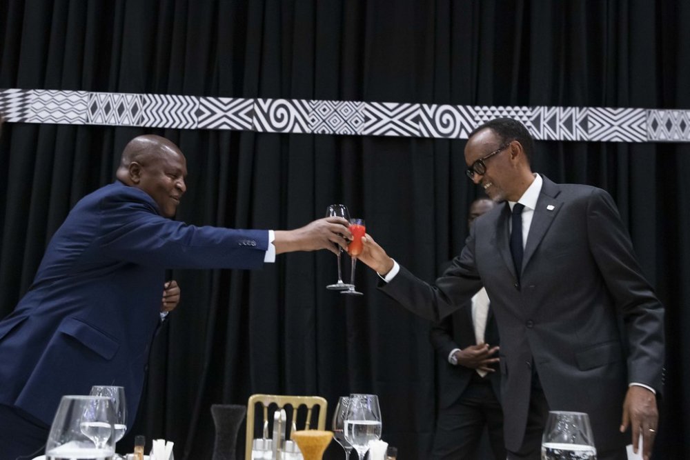 President Paul Kagame has hosted a State Banquet in honour of his counterpart of Central African Republic, Faustin-Archange Touadéra.