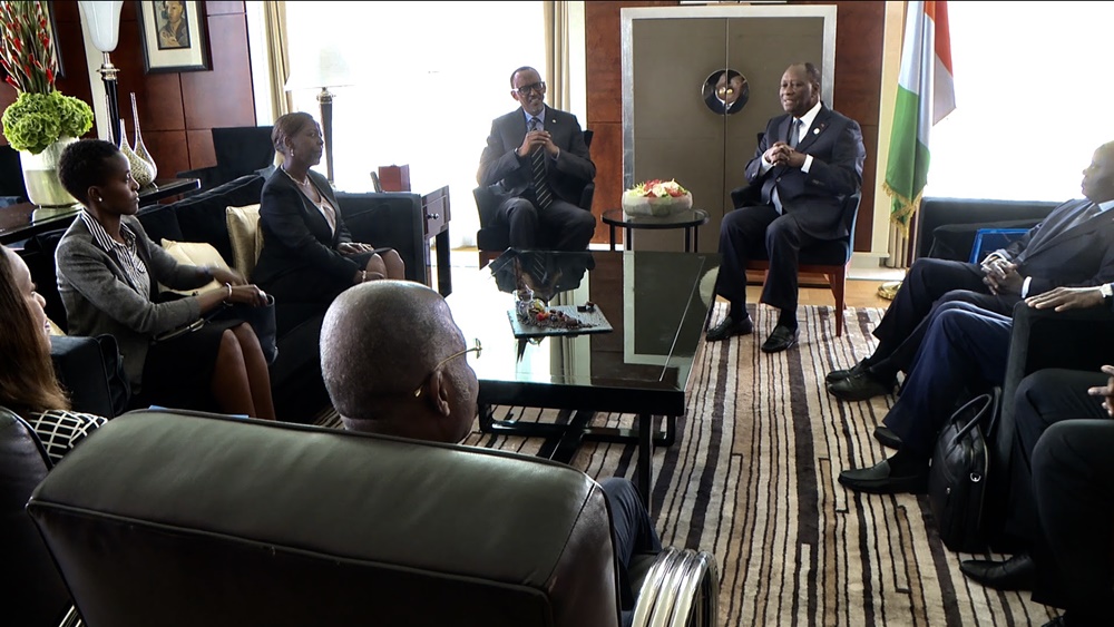 President Paul Kagame yesterday held talks with his Ivory Coast counterpart, Alassane Ouattara on the sidelines of the Summit on G20-Africa partnership in Germany. 