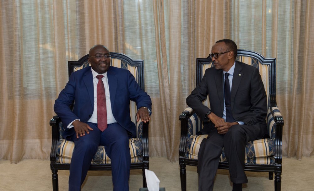 President Kagame and Ghana Vice President, Alhaji Dr. Mahamudu Bawumia