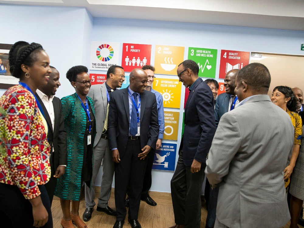 President Paul Kagame has visited Sustainable Development Goals (SDG) Centre for Africa, in Kigali