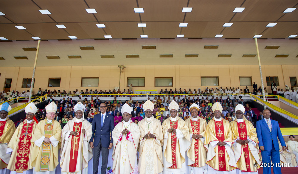 Kagame commends good partnerships between the Church and the Government of Rwanda