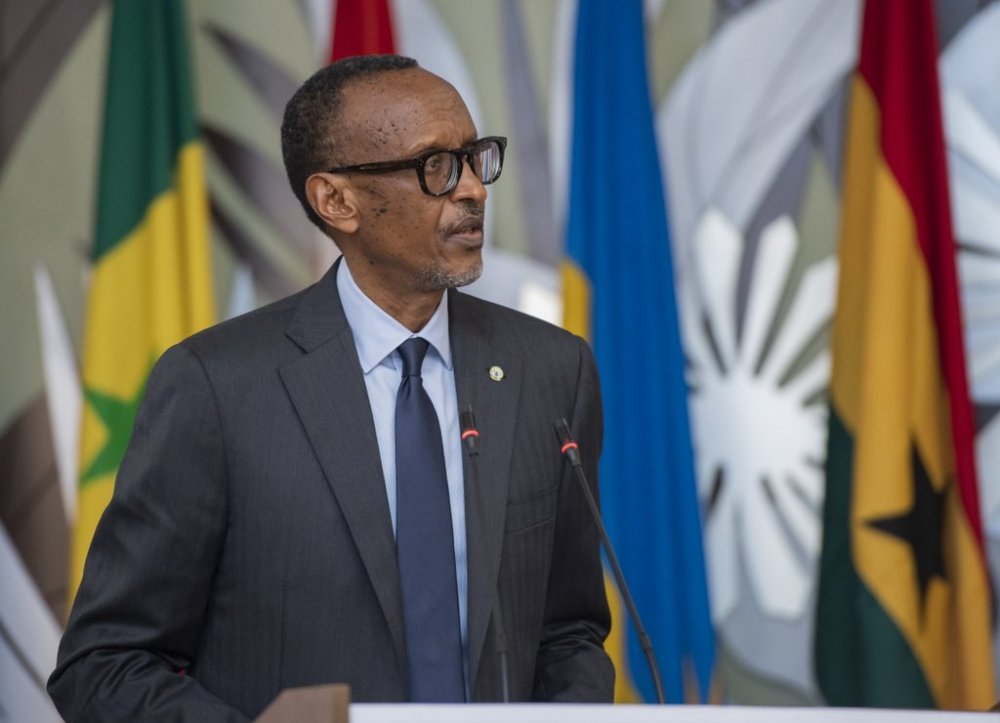 President Paul Kagame addressing participants of men’s conference on Positive Masculinity. 