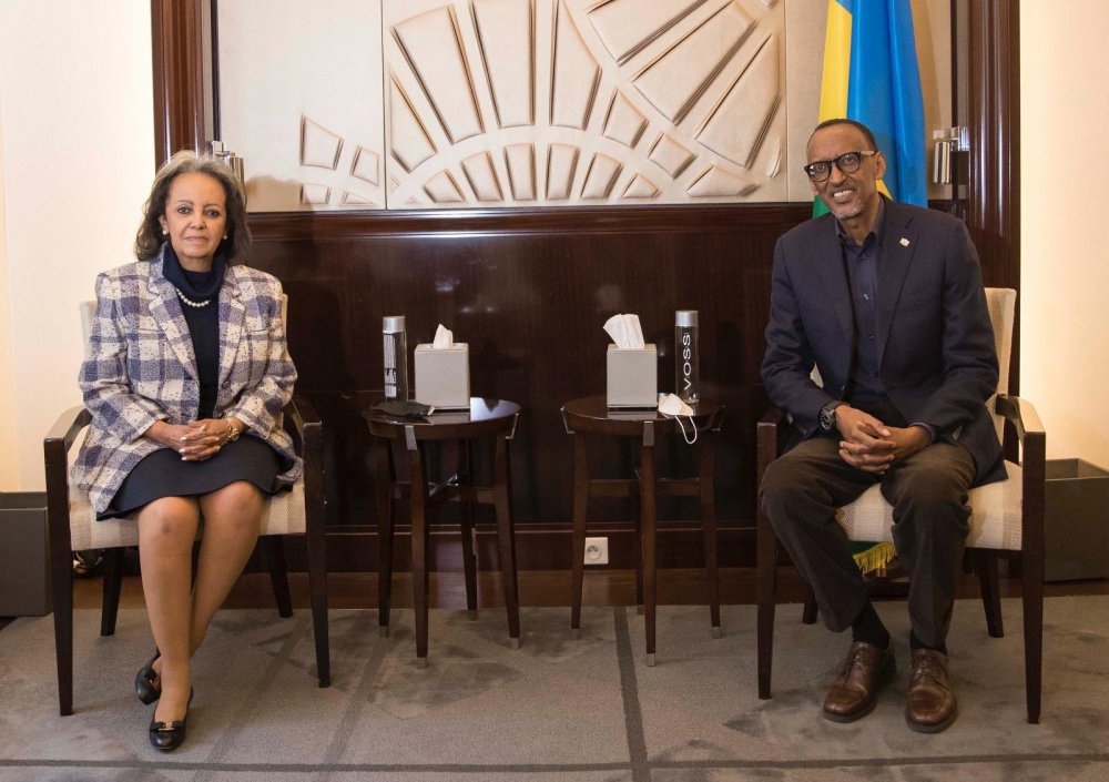 President Paul Kagame also met with his counterpart of Ethiopia, Sahle-Work Zewde ahead of scheduled conference on Sudan and Summit on Financing African Economies.