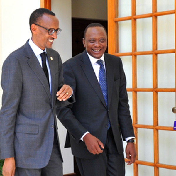 President Kagame and Kenyatta