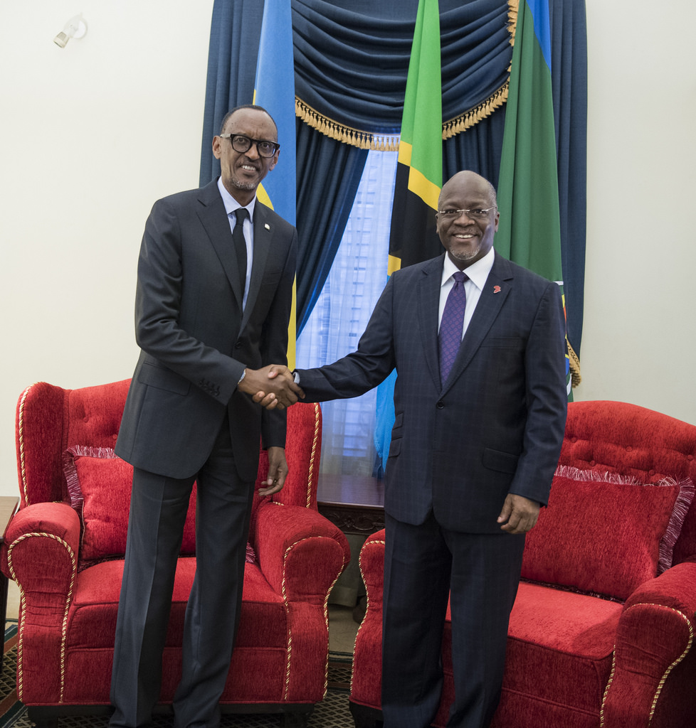 President Kagame and Tanzania's Magufuli agreed to construct a 400-kilometer standard gauge railway (SGR) line from Isaka to Kigali.