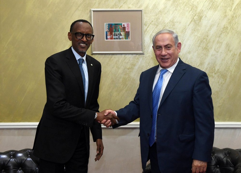 Kagame and Netanyahu in Kenya