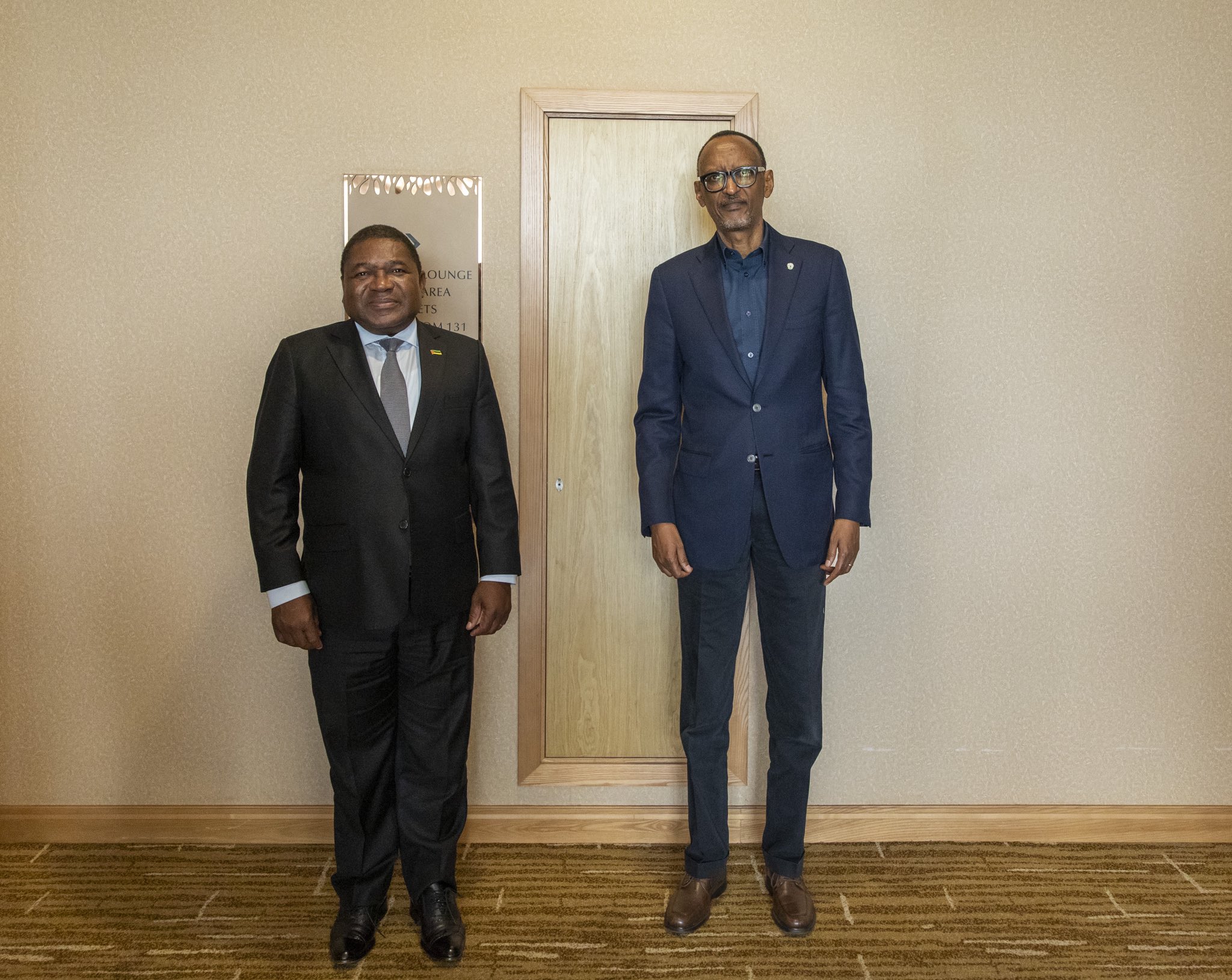 President Kagame has hosted his counterpart of Mozambique. 