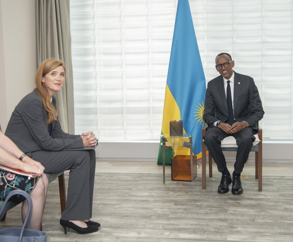 President Kagame has held talks with the Administrator of USAID, Samantha Power.