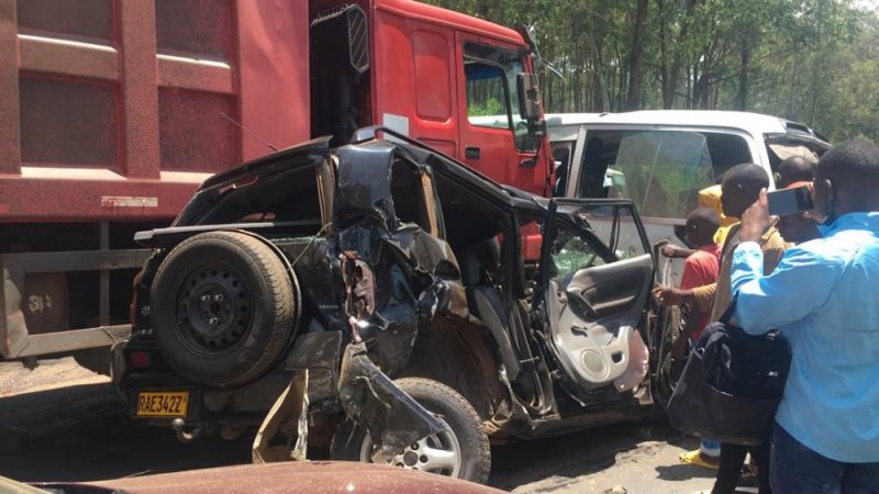 A past accident in Kamonyi. Data from the Rwanda National Police for the 2024–2025 period shows more than 409,148 motorists were caught speeding, while 94,843 drivers were apprehended for distracted driving.