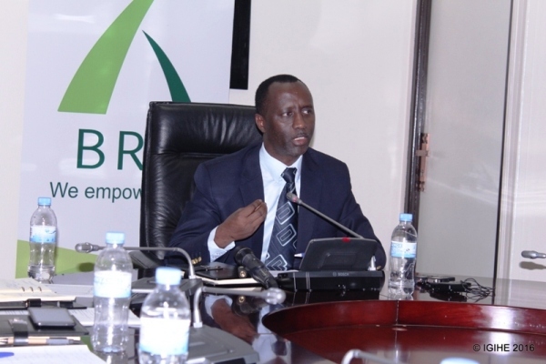 The CEO of BRD, Alexis Kanyankole.
