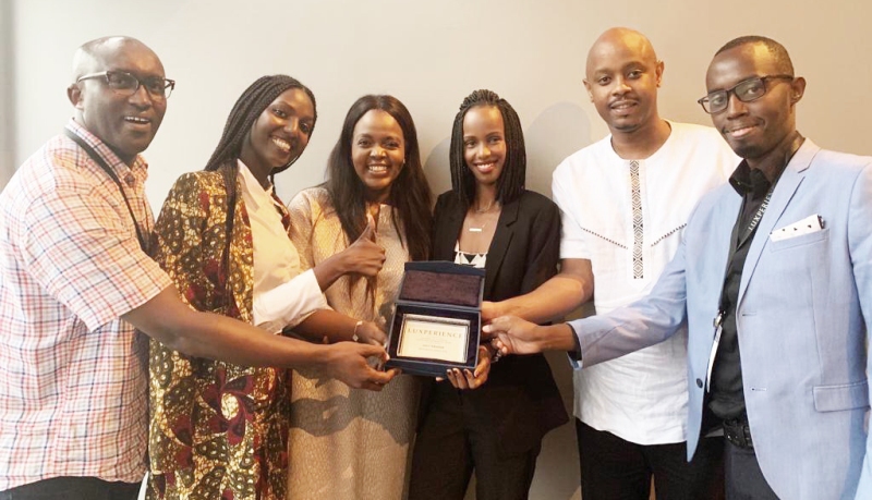 Belise Kariza, the RDB Chief Tourism Officer expressed delight for the award given to Visit Rwanda.