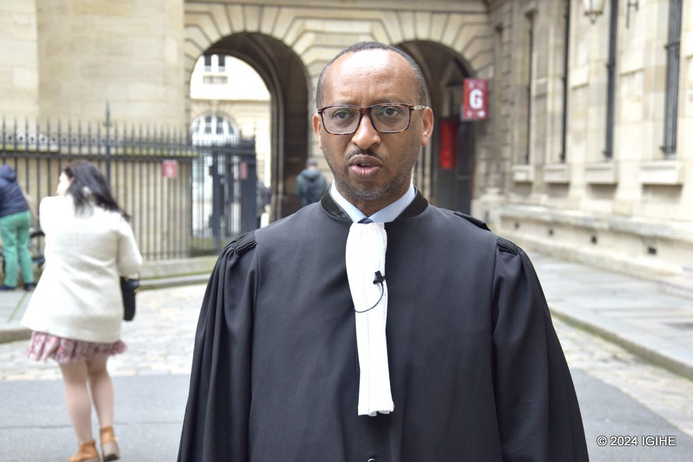 Council André Martin Karongozi, lawyer for the civil parties in the trial of Eugène Rwamucyo.