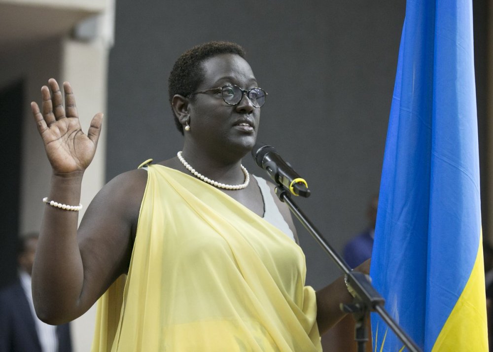 Marie-Solange Kayisire, formerly Minister of Cabinet Affairs moves to Ministry of Emergency Management.