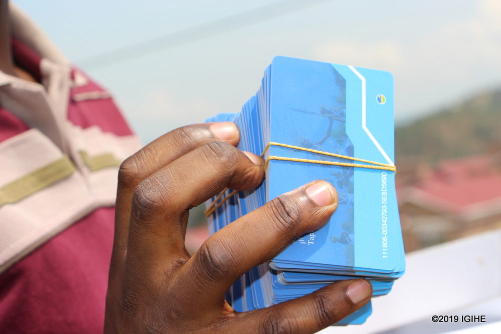 KBS Staff also supported those present with 300 transport fare electronic cards of Tap&Go