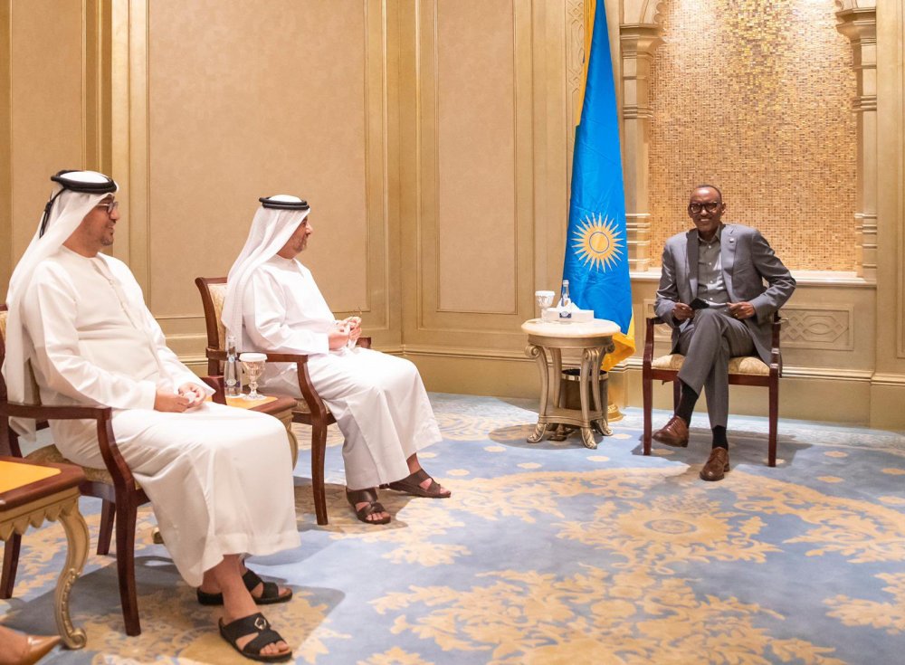 President Kagame has also met with Khedaim Abdulla Saeed Faris Al-Darei, the Co-founder, Vice Chairman and CEO of Al Dahra Holding LLC.