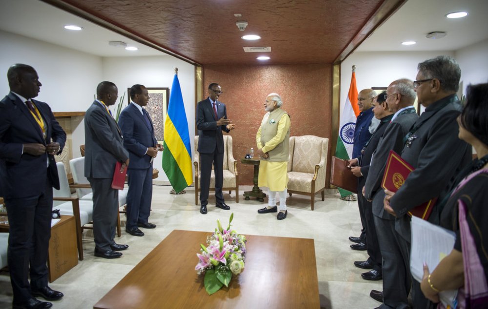 The Year 2017 began with President Kagame traveling in India for the Vibrant Gujarat Global Summit, that was held on 9-11 January 2017
