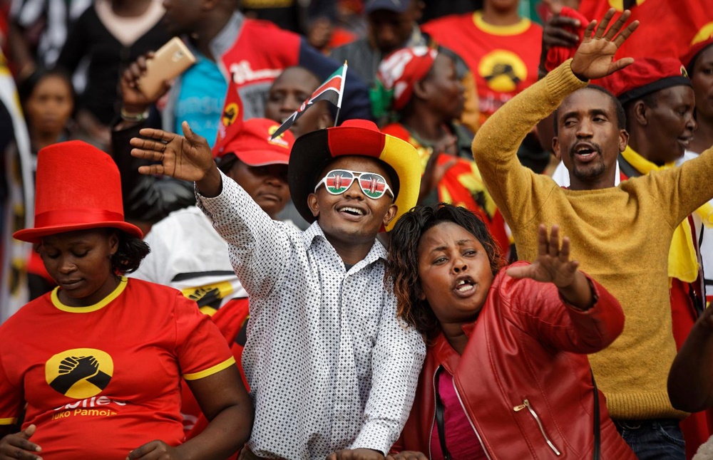 Kenyans graced the event