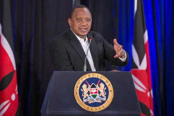 President Uhuru Kenyatta addressing participants during the State House Summit on Governance and Accountability in Nairobi on October 18, 2016.