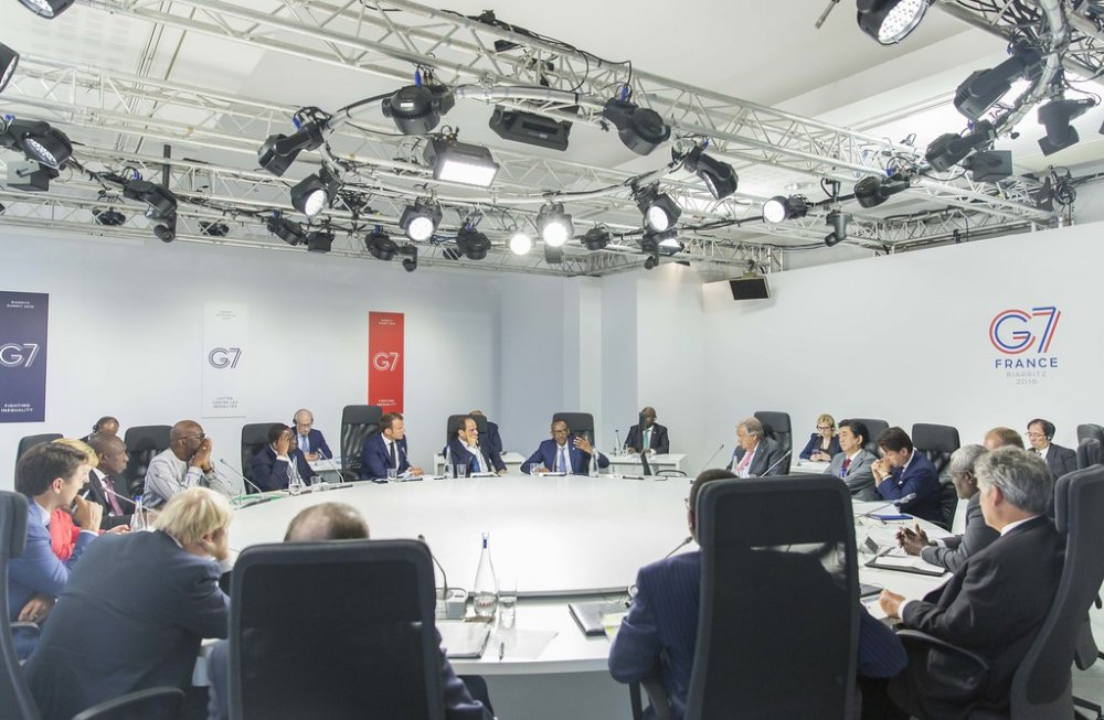 President Kagame attended the G7 summit after receiving a special invitation as the immediate past chairperson of the African Union.