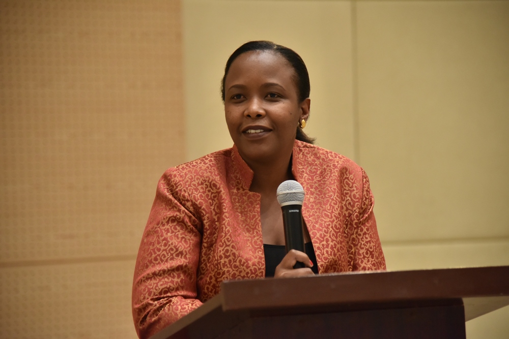 The Rwanda Development Board (RDB)'s CEO, Claire Akamanzi 