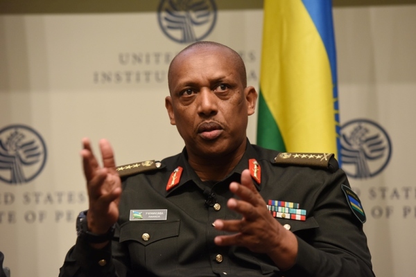 The RDF Chief of Defense Staff, Gen Patrick Nyamvumba