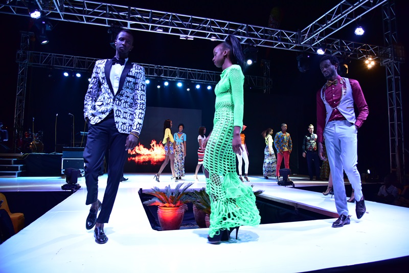 Participants of Kigali Fashion Week last year 