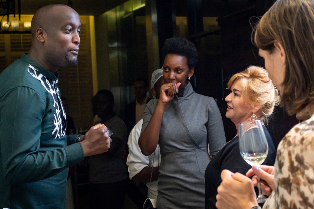 Kigali Marriott Hotel's guests enjoyed a wide variety of wines and foods during the Wine Tasting Evening on Thursday