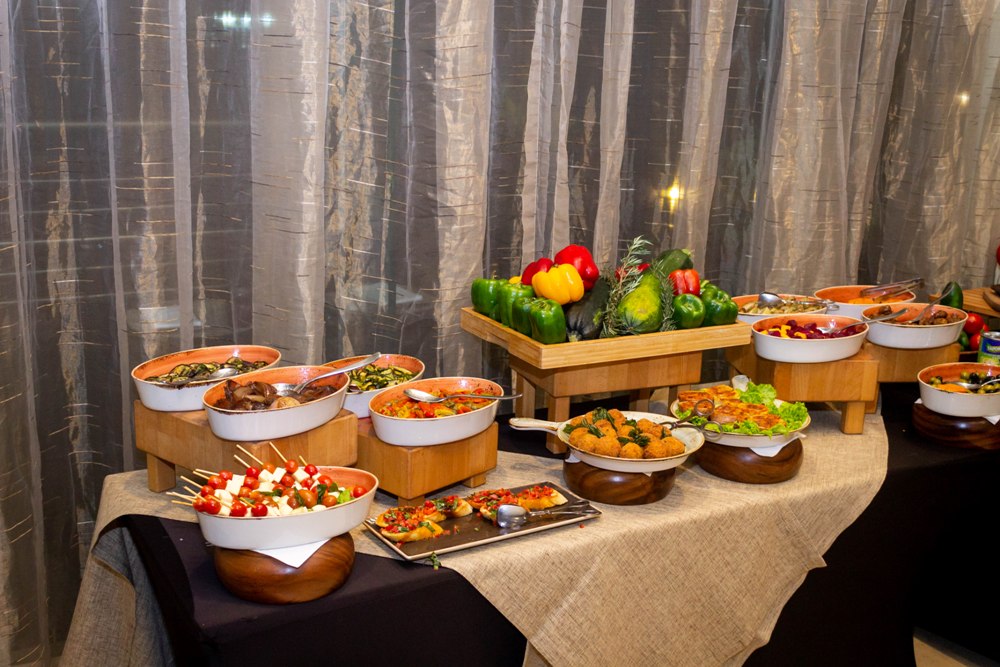 Kigali Marriott's antipasti paired with wines