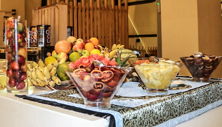 Kigali Marriott's Soko Restaurant offers a range of fruits