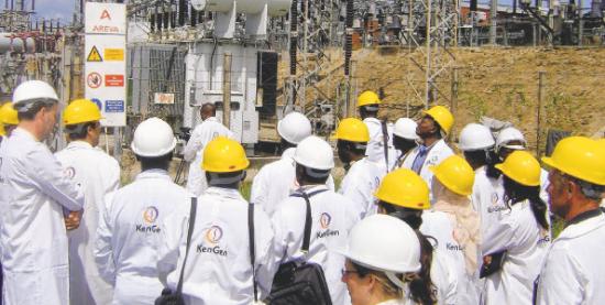 The Kipevu power plant in Kenya. 