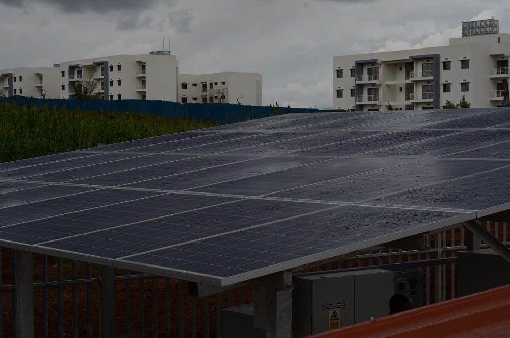 KtRN's solar panels powering the Telecom Tower in Gacuriro, Kigali.