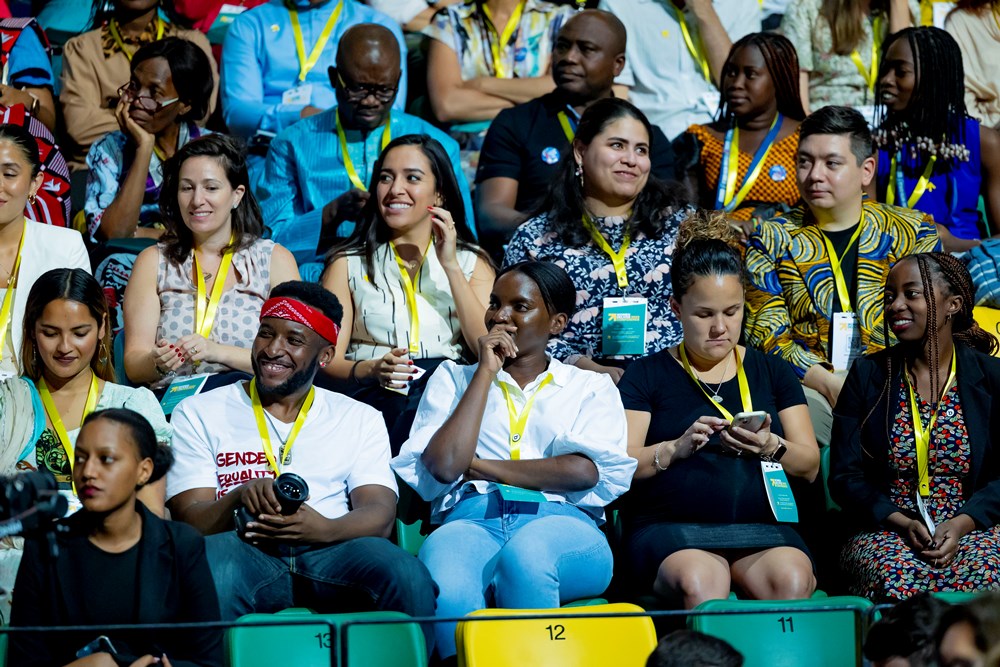 The conference brought together participants from across the world. 