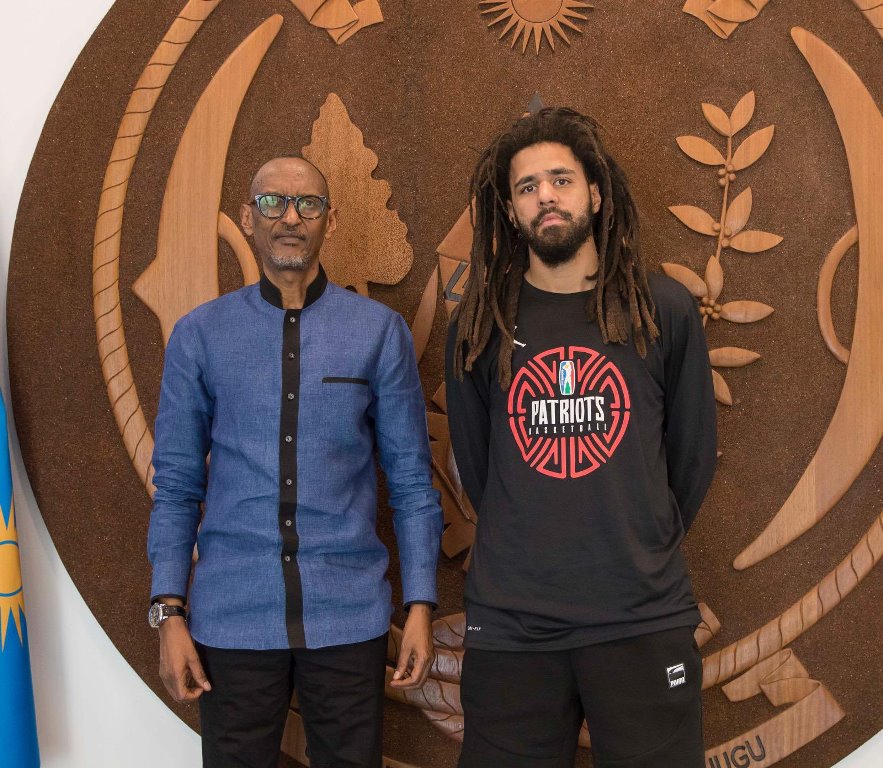 President Paul Kagame yesterday received American rapper Jermaine Lamarr Cole who is in Rwanda to play for Patriots BBC in the ongoing Basketball Africa League.