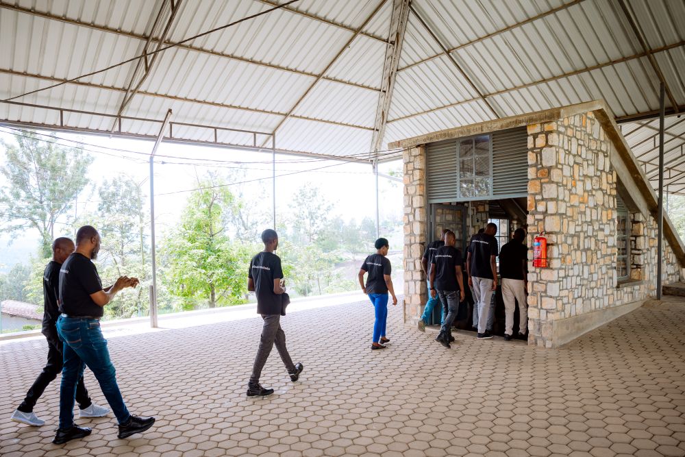 The employees of Kinazi Cassava Plant Ltd also took time to move around the memorial site where they learned about the atrocities of the Genocide against the Tutsi in Kinazi.