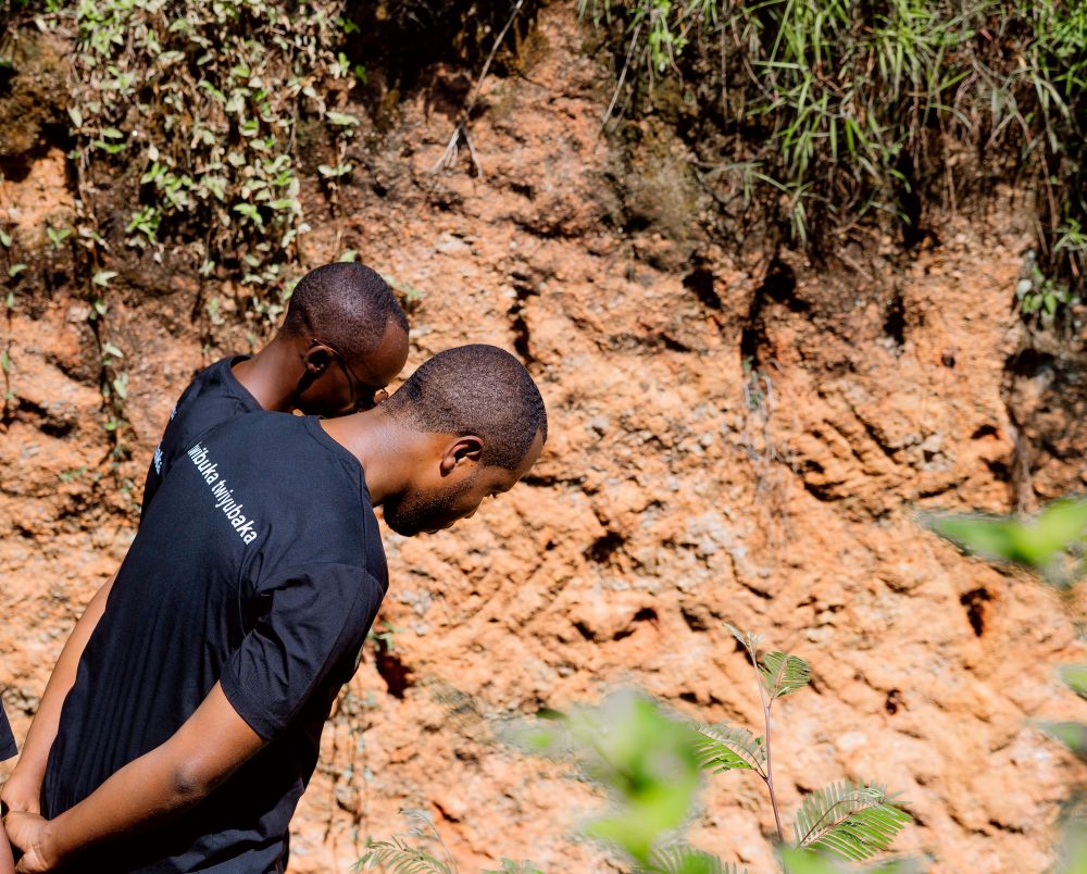 A moment of silence was also observed in honour of the victims killed at the Rutabo mass grave.