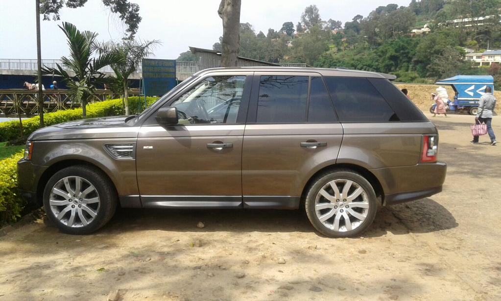 Range Rover that was stolen from UK & intercepted at Rusizi border post through INTERPOL cooperation