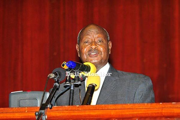 Ugandan president Yoweri Museveni.