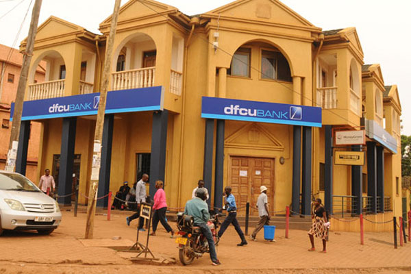 Former Crane Bank Ntinda branch that was taken over by dfcu Bank.