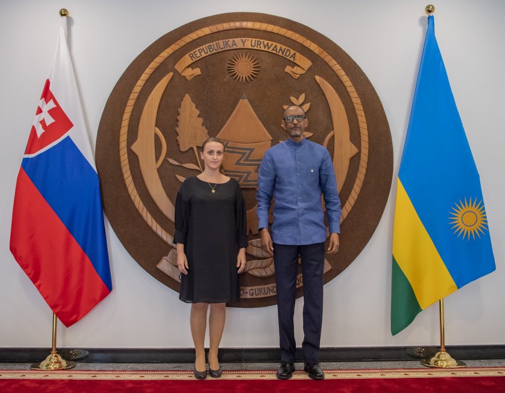 Katarína Žuffa Leligdonová has presented credentials to represent Slovakia in Rwanda.  
