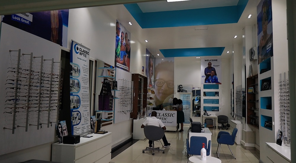Classic Optic has two branches in Kigali.