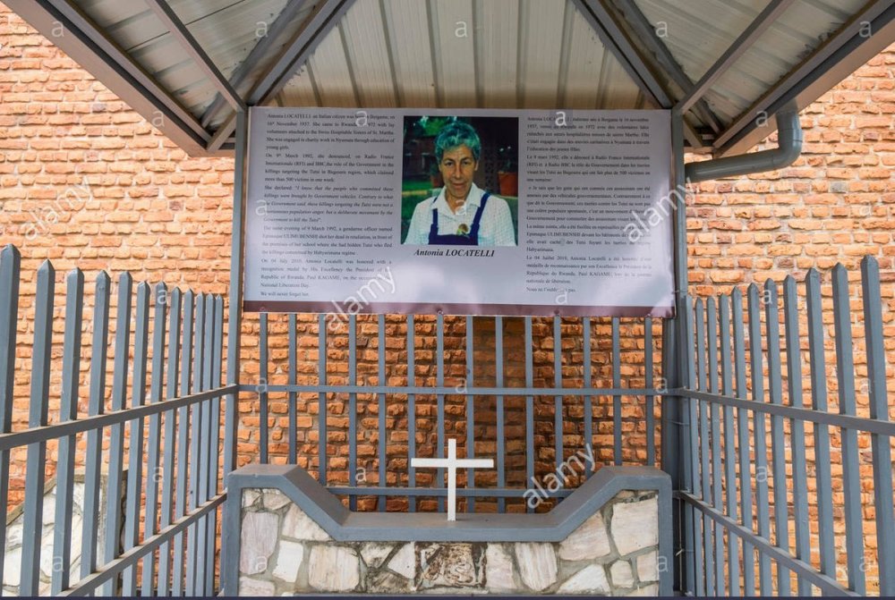 Antonia Locatelli was killed after providing information on the massacres against the Tutsi to Radio France Internationale (RFI). Photo :Centro studi Valle Imagna